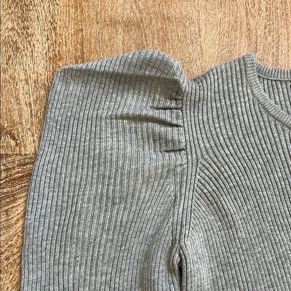 Joe's Puff Shoulder Ribbed Sweater L - Picture 3 of 7